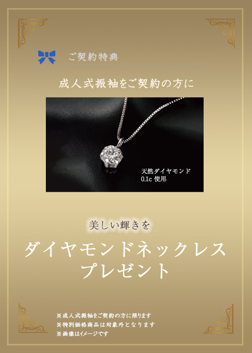 ご契約特典:ダイアネックレス