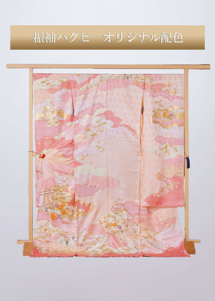 藤井寛作　古典柄振袖